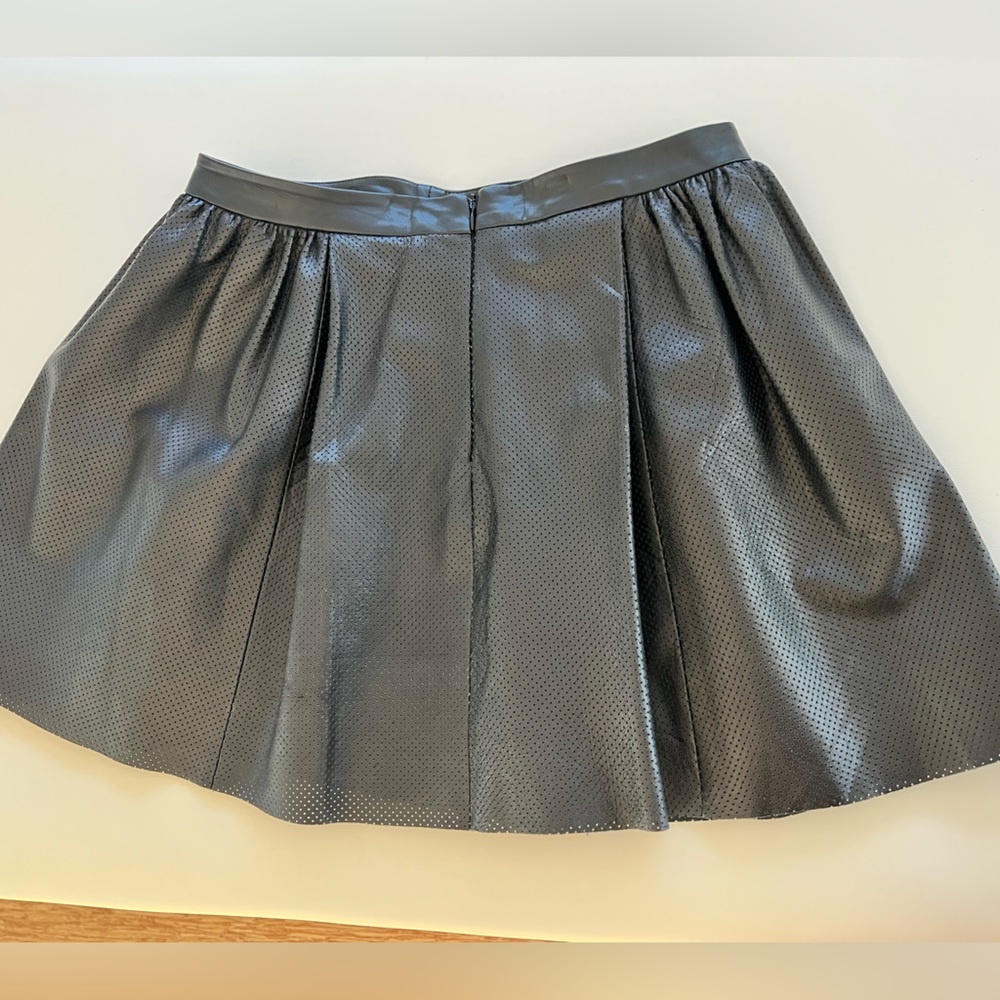 Barney’s Ilia Crop Leather Pleated Mini